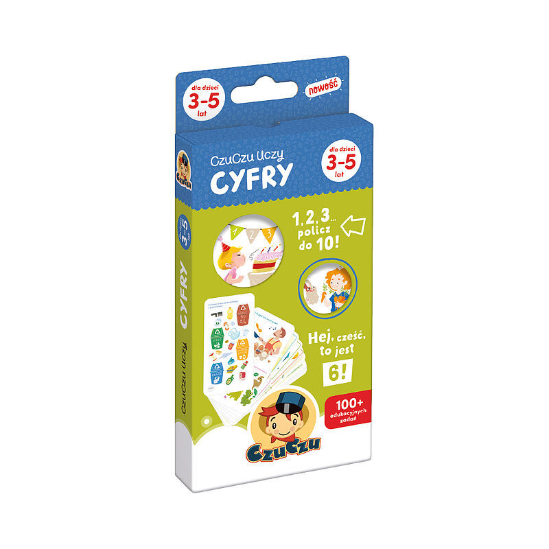 Cyfry 3-5 lat czuczu uczy