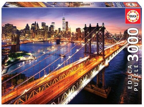 Puzzle 3000 Zachód słońca nad Manhattanem
