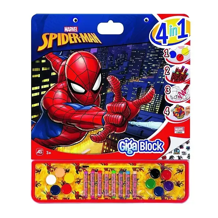 Zestaw artystyczny spiderman