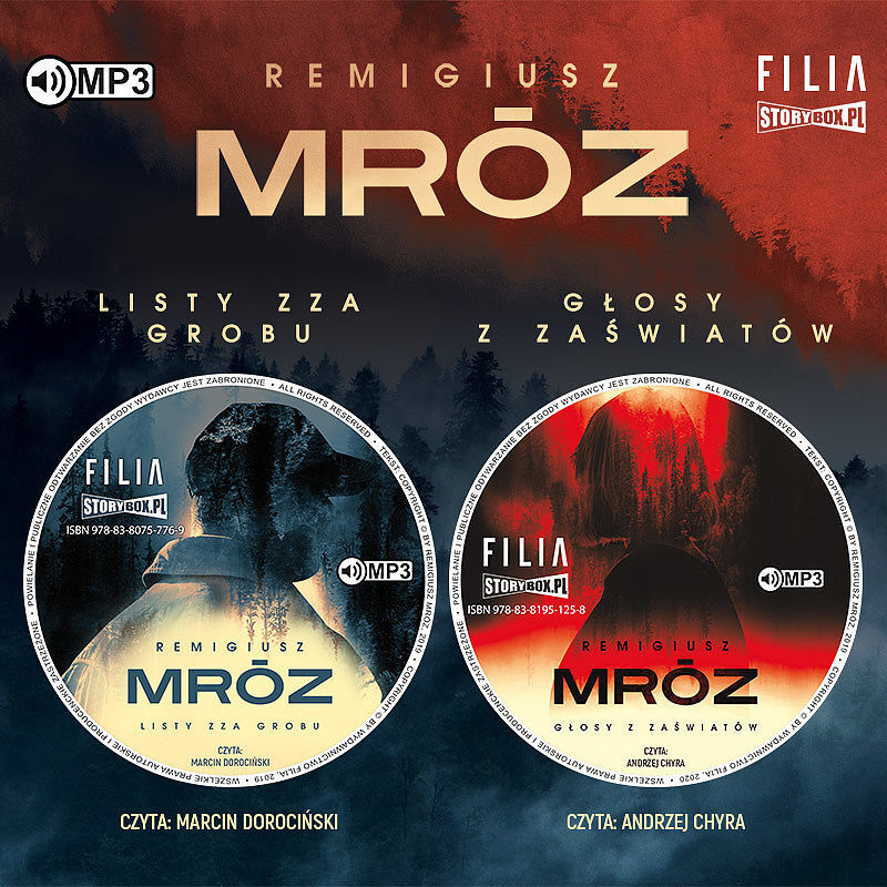 Cd mp3 pakiet listy zza grobu / głosy z zaświatów