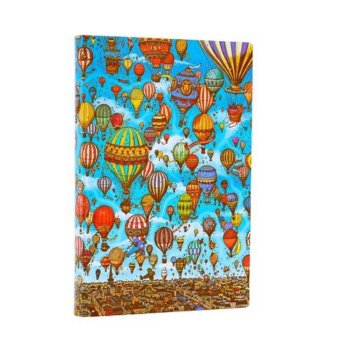 Notatnik w linie Paperblanks Pierre the Maze Detective, Balloon Festival Mini