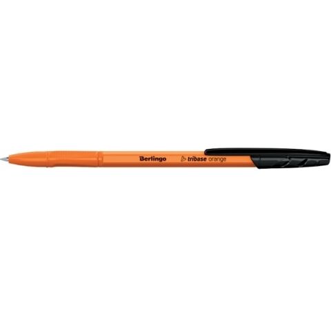 Długopis kulkowy Berlingo Tribase Orange 0,7mm - czarny