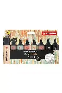 Zakreślacz stabilo boss original naturecolors 8 kolorów