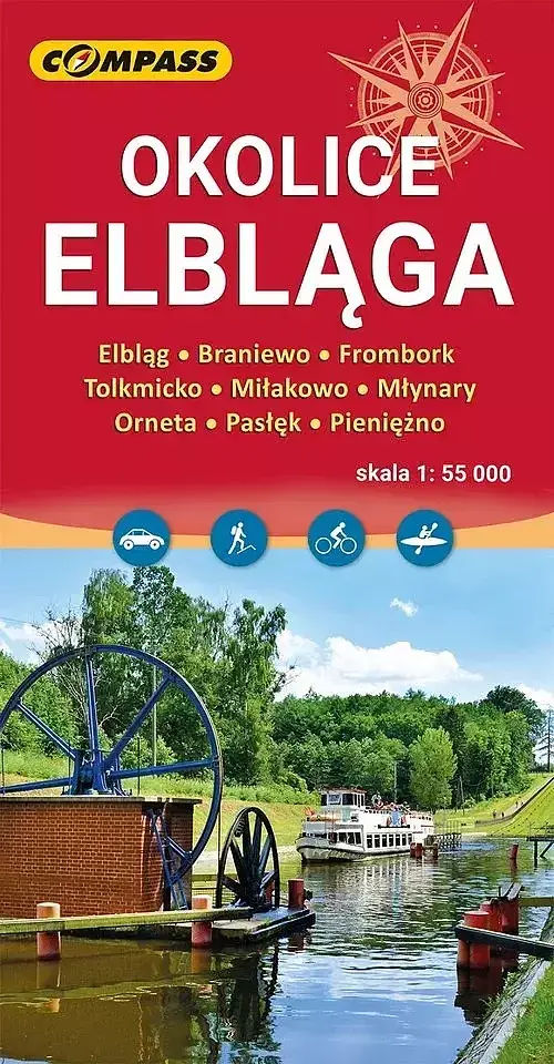 Okolice Elbląga. Mapa turystyczna w skali 1:55 000