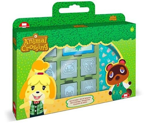 Pieczątki  Animal Crossing w walizce
