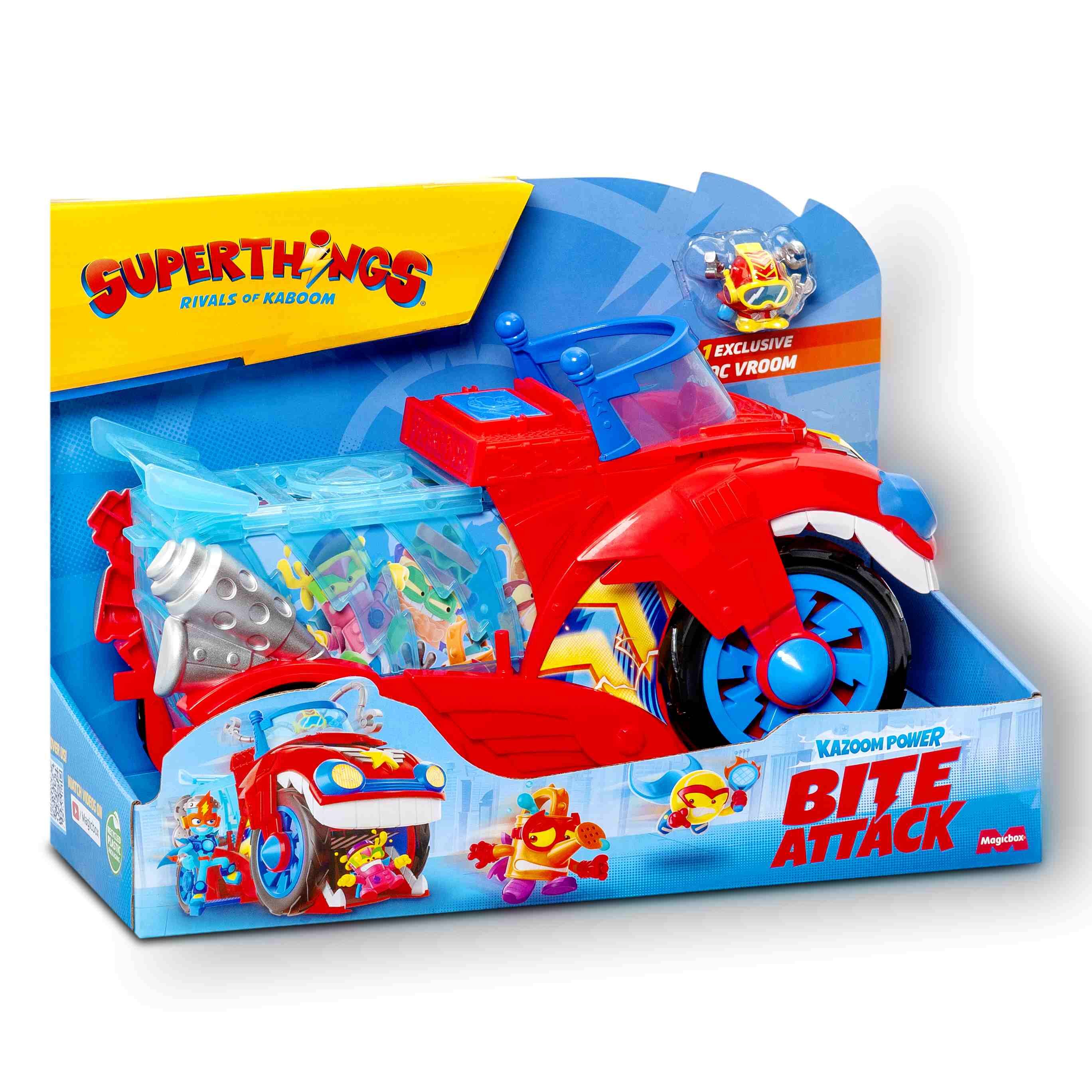Super Things Kazoom Power Pojazd Bite Attack do Pożerania Złoczyńców