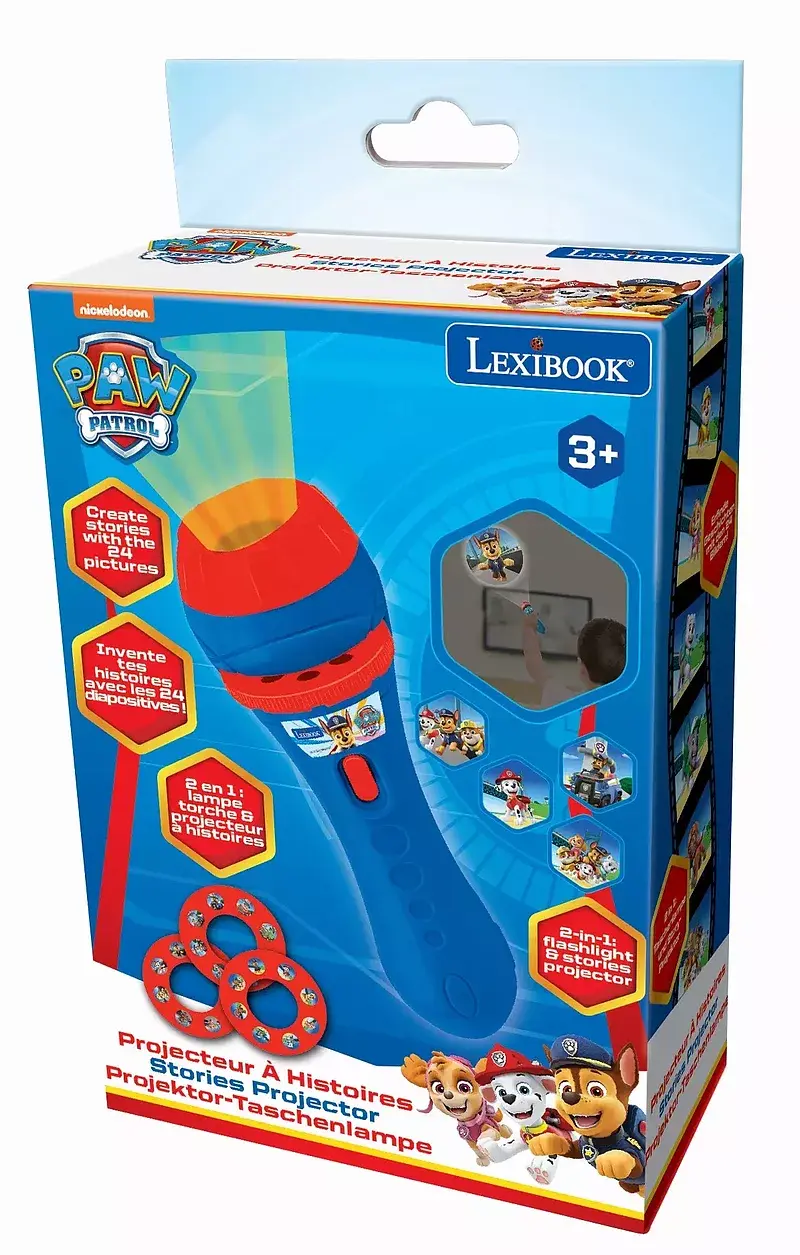 Latarka z projektorem psi patrol ltc050pa