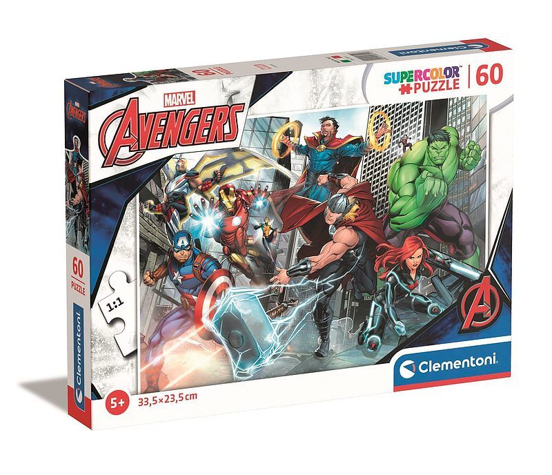 Puzzle 60 super kolor the avengers 26112