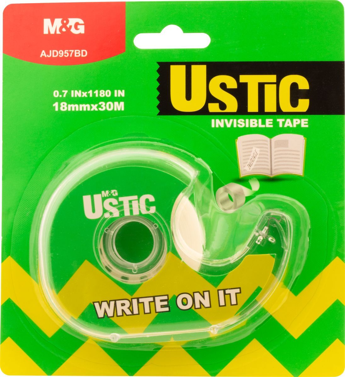 Taśma klejąca Invisible z podajnikiem MG 18mmx30m