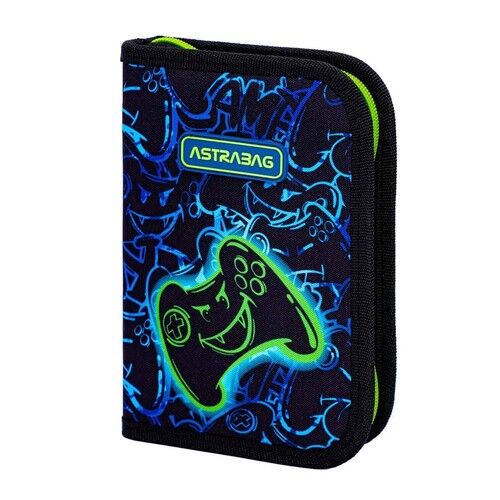 Piórnik pojedynczy dwuklapkowy bez wyposażenia ASTRABAG GAMING, AC1