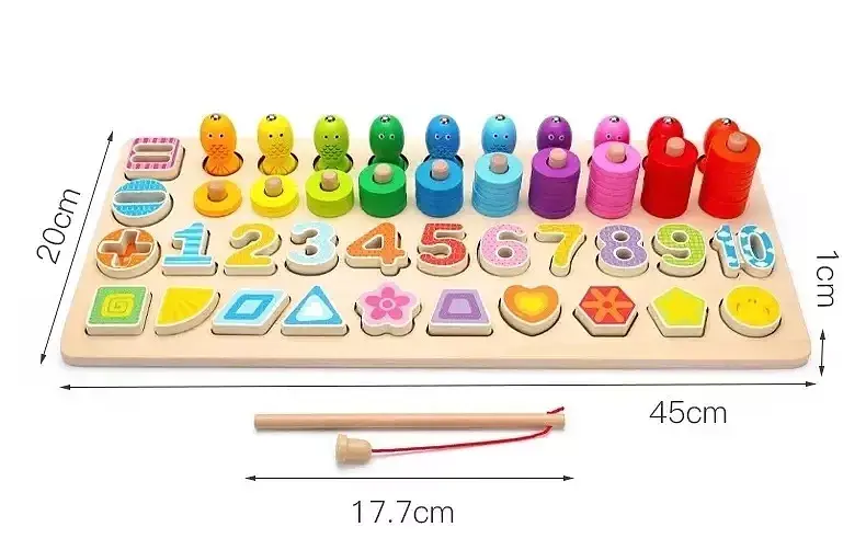 Magnetyczna układanka montessori