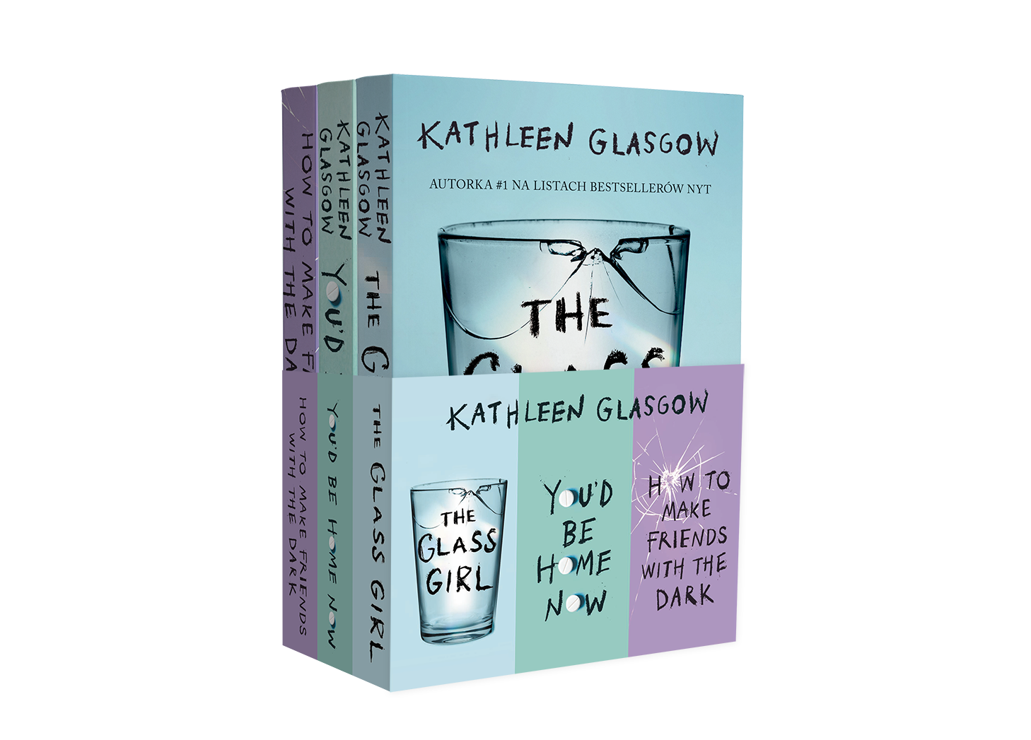 Pakiet Kathleen Glasgow: How To Make Friends With the Dark/ You'd be Home Now/ The Glass Girl