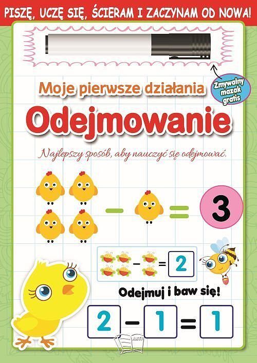 Moje pierwsze działania Odejmowanie