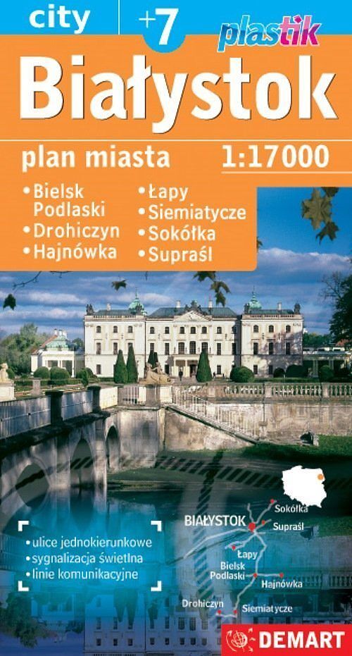 Białystok. Plan miasta Plastik w skali 1:17 000
