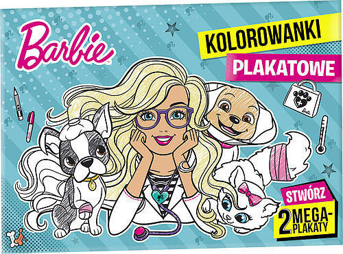 Barbie Kolorowanki plakatowe