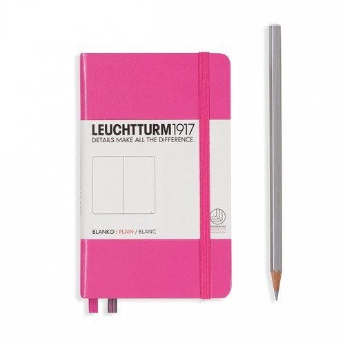 Notes Pocket Leuchtturm1917 gładki różowy