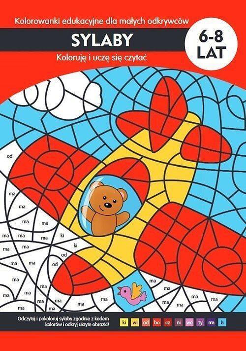 Sylaby Kolorowanki edukacyjne dla małych odkrywców