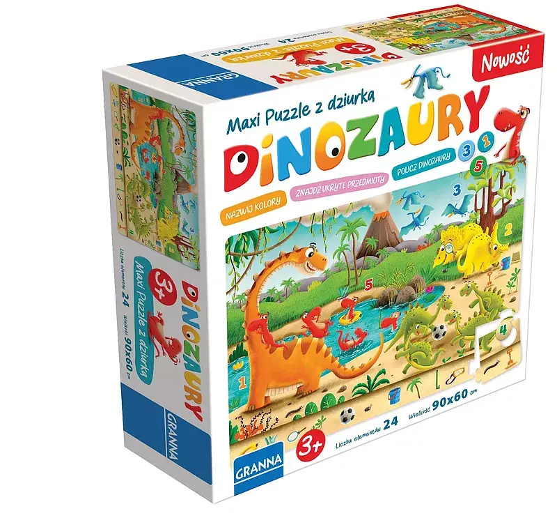 Maxi Puzzle dinozaury