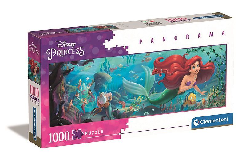 Puzzle 1000 panoramiczne collection disney little mermaid 39658