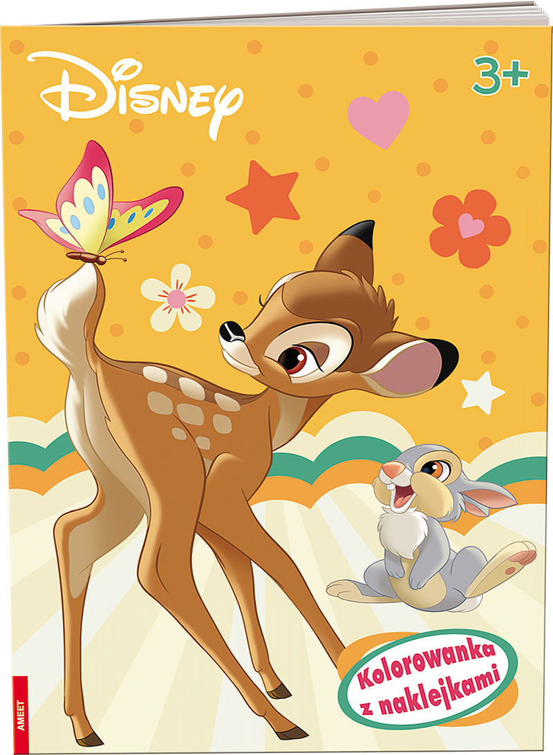 Disney classic kolorowanka z naklejkami na-9124