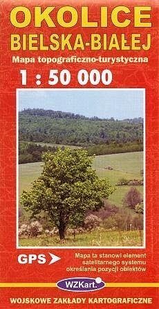 Mapa okolice bielska-białej 1:50 000 wzkart