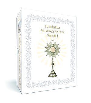Pakiet: Pamiątka Komunii Świętej z ramką