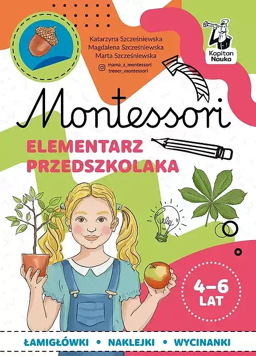 Montessori. Elementarz przedszkolaka 4-6 lata
