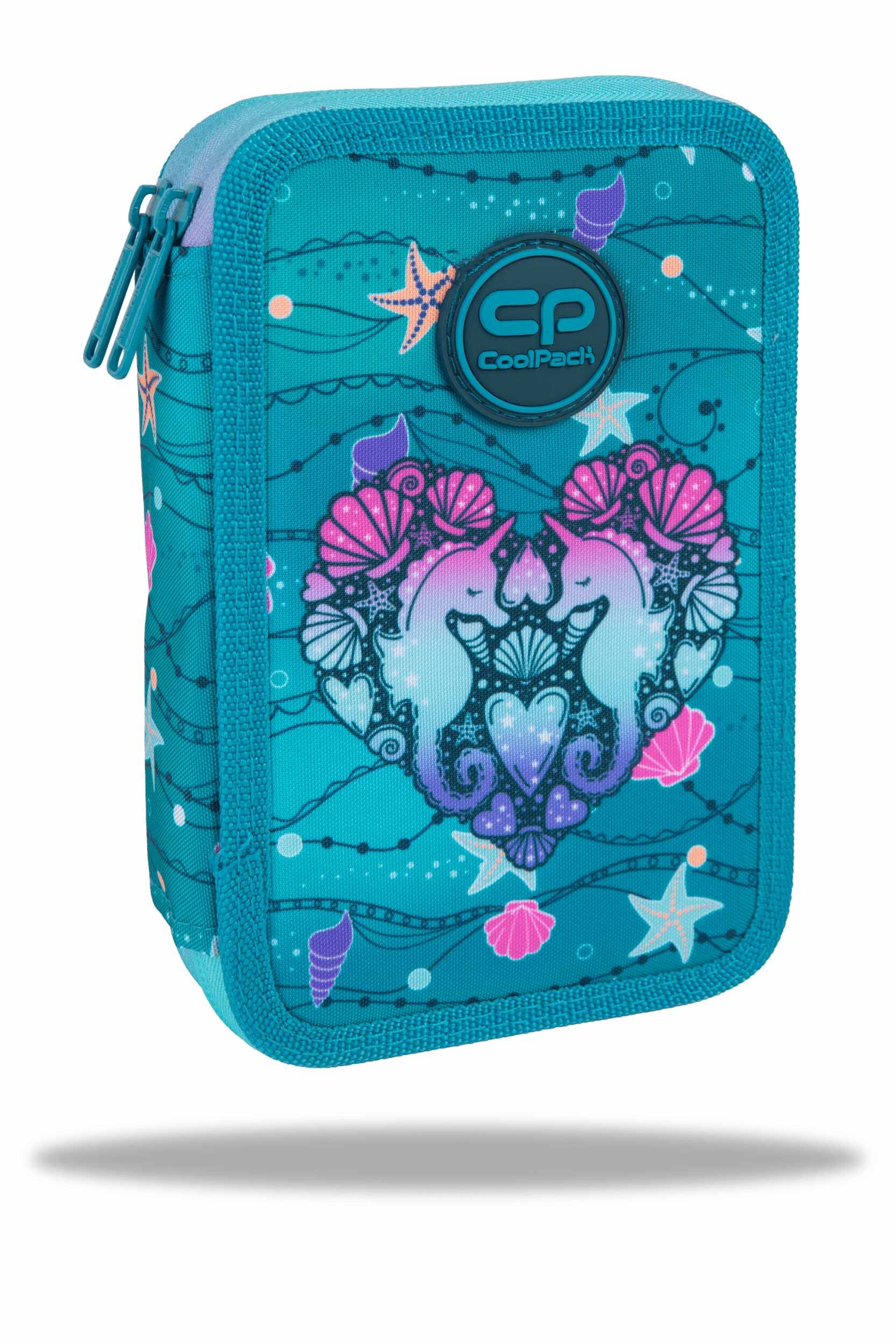 Piórnik podwójny z wyposażeniem Coolpack Jumper 2 Seafish