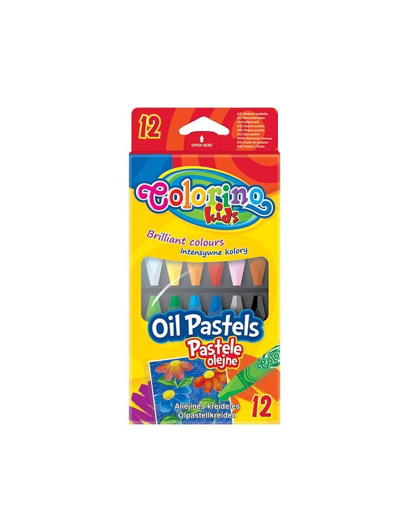 Pastele olejne colorino kids 12 kolorów