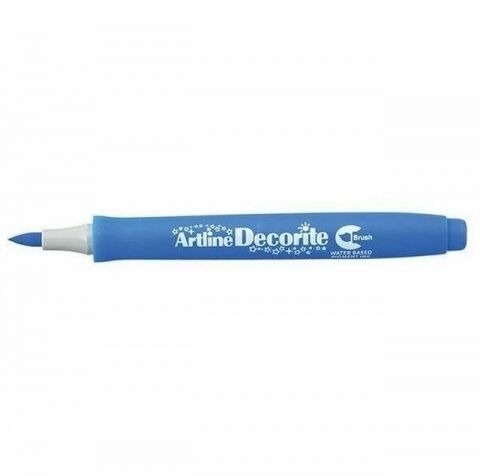 Marker permanentny Artline decorite, niebieski 1,0 mm pędzelek końcówka (AR-033 1 2)