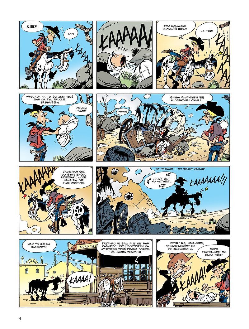 Lucky Luke. Kid Lucky - 01 - Uczeń kowboja