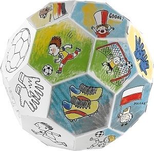 Kolorowanka XXL 3D Piłka nożna