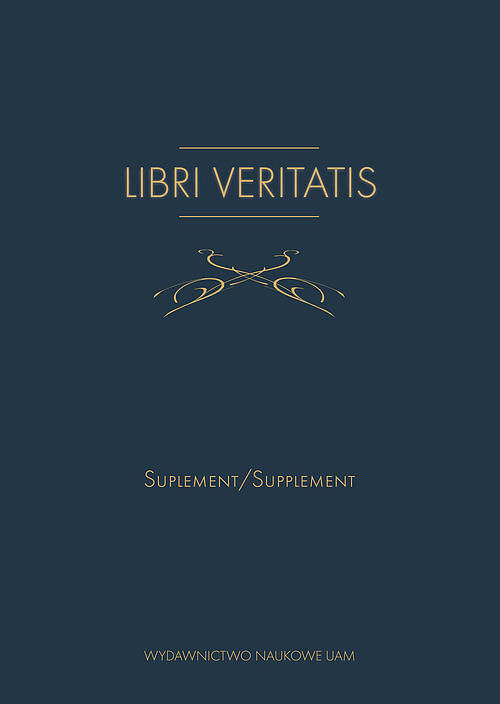 Libri Veritatis Atanazego Raczyńskiego / Von Athanasius Raczyński Suplement /Supplement