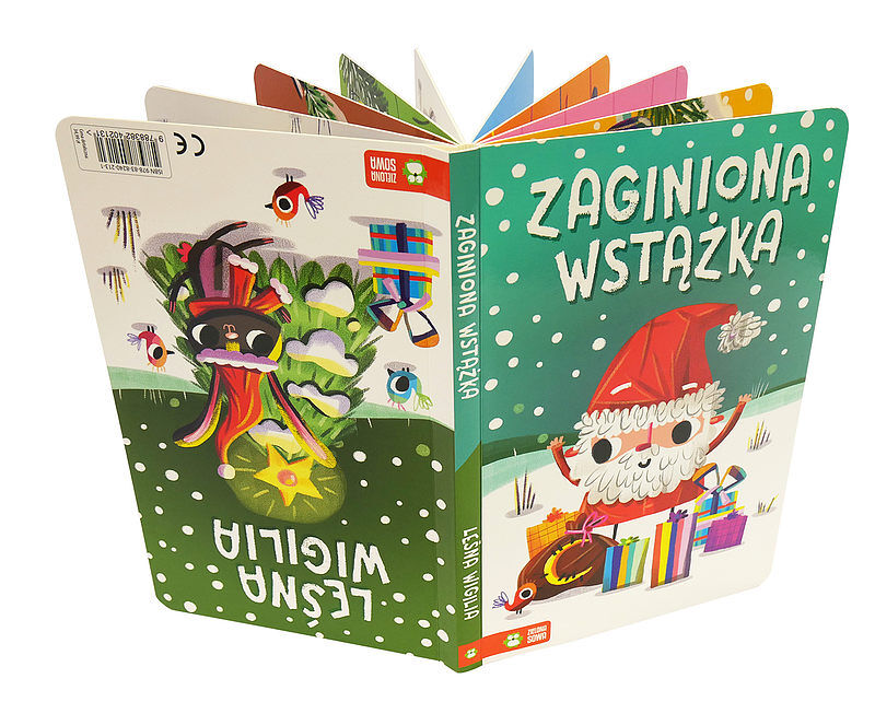 Zimowe opowiastki. Leśna Wigilia. Ślady na śniegu