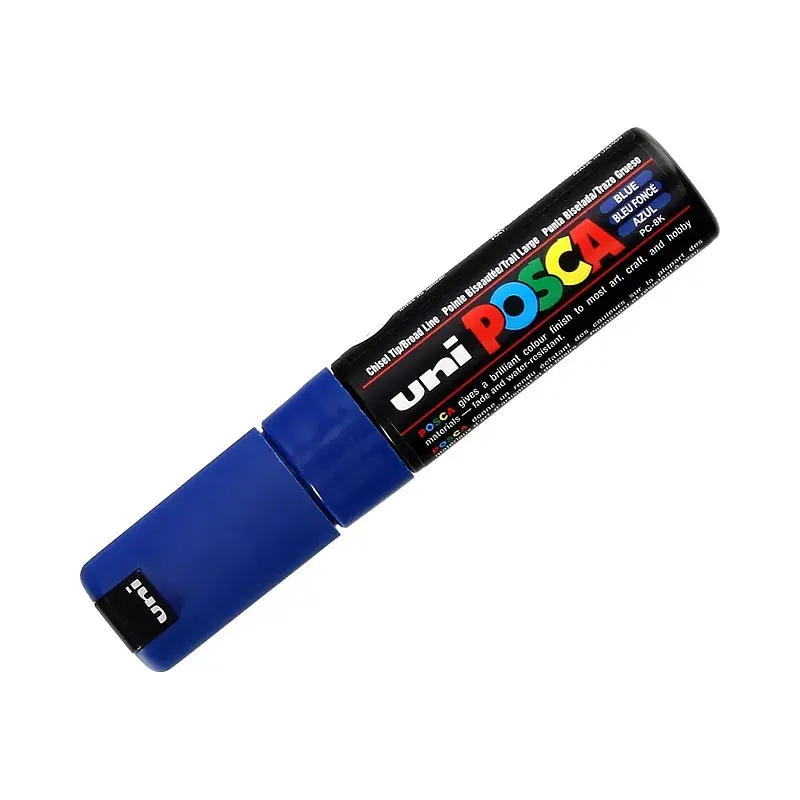 Marker pc-8k niebieski posca uni paczka 6 szt