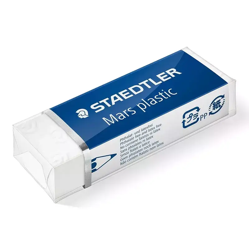 Gumka techniczna mars plastic paczka 20 sztuk staedtler