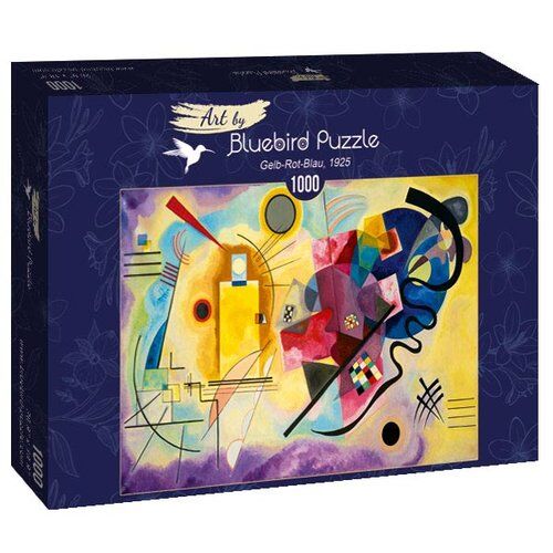 Puzzle 1000 Żółty, czerwony, niebieski, Wassily kandinsky, 1925