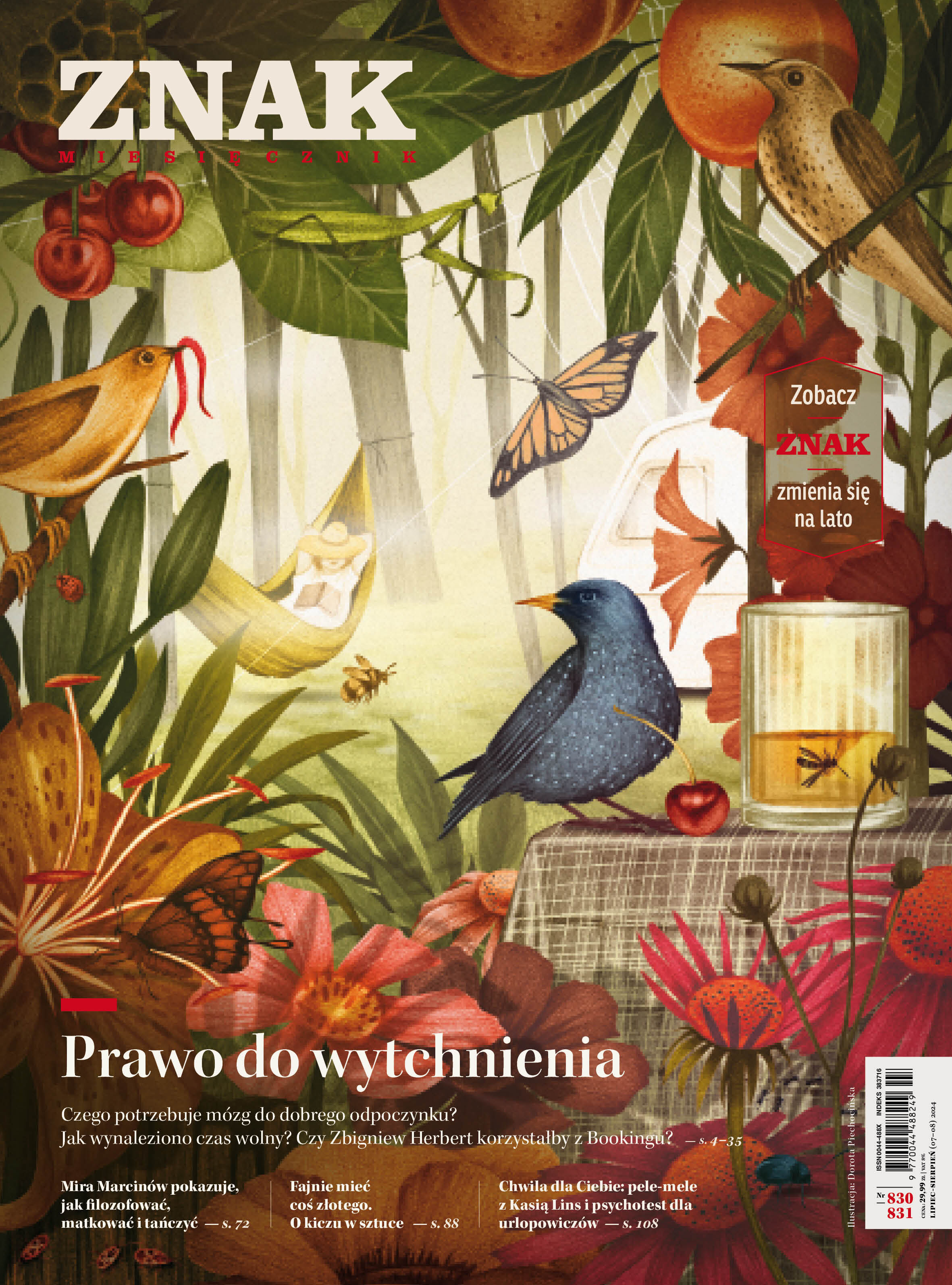 Miesięcznik ZNAK 830-831 (07-08/2024) - Prawo do wytchnienia