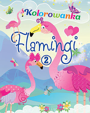 Flamingi. Kolorowanka 2