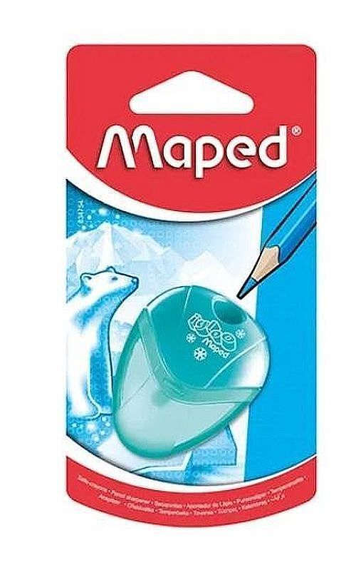 Temperówka igloo zielona maped blister