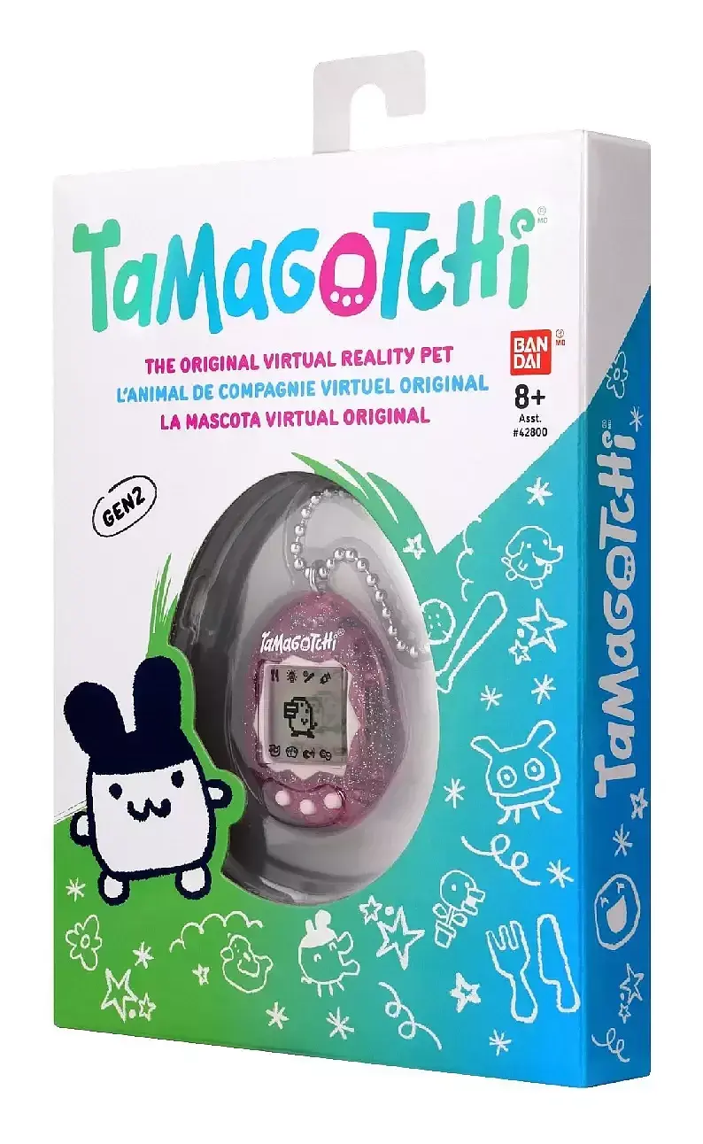 Tamagotchi pink glitter