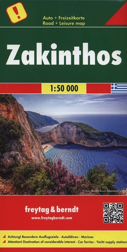 Mapa Zakinthos 1:50 000