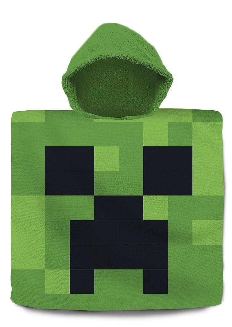 Poncho kąpielowe minecraft 120x60 cm mnc-438p