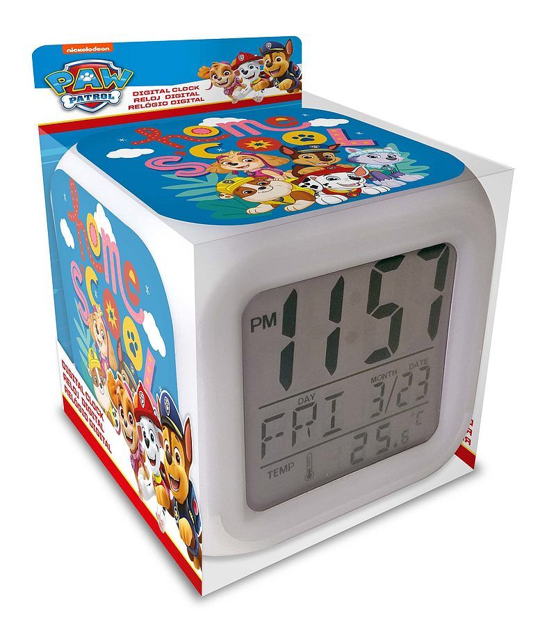 Budzik cyfrowy z alarmem paw patrol pw19831