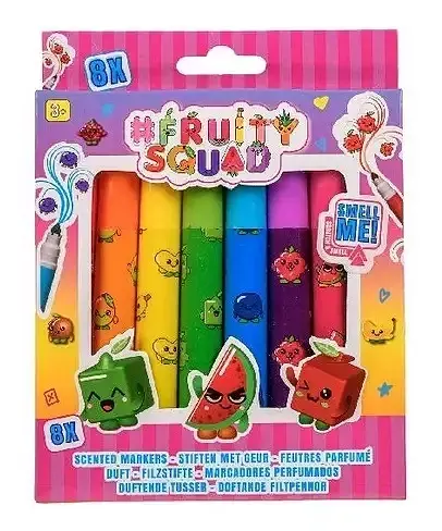 Pachnące mega pisaki fruitysquad 8 kolorów