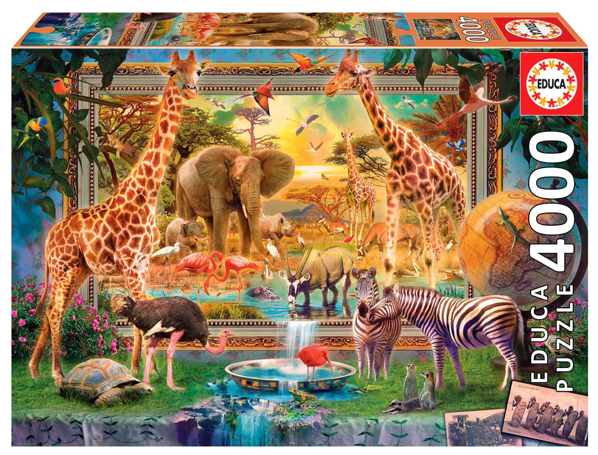 Puzzle 4000 Sawanna budzi się do życia 111337