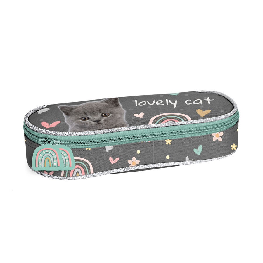 Piórnik owalny Lovely Cat PP26CS-013