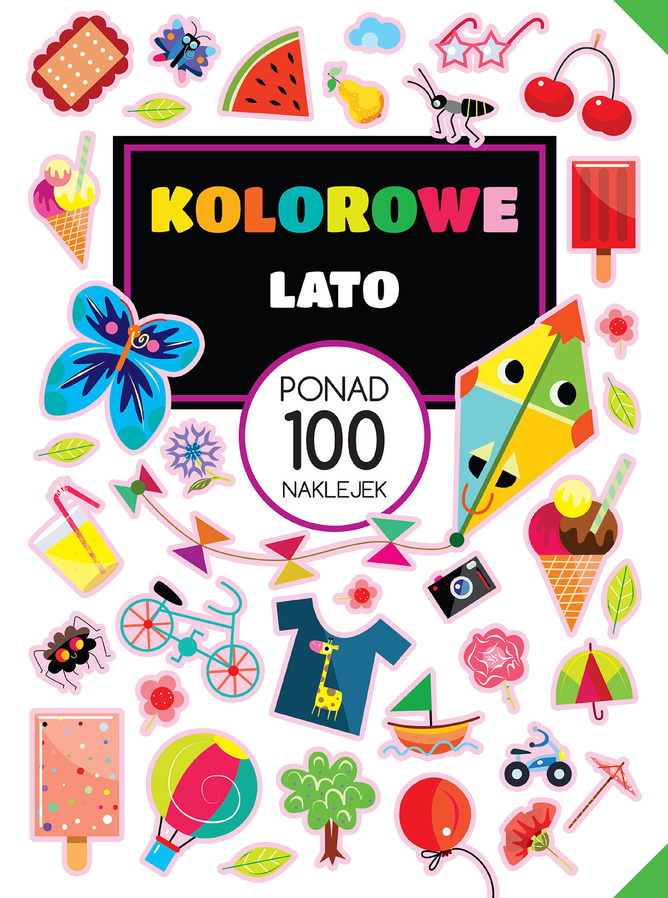 Kolorowe lato ponad 100 naklejek