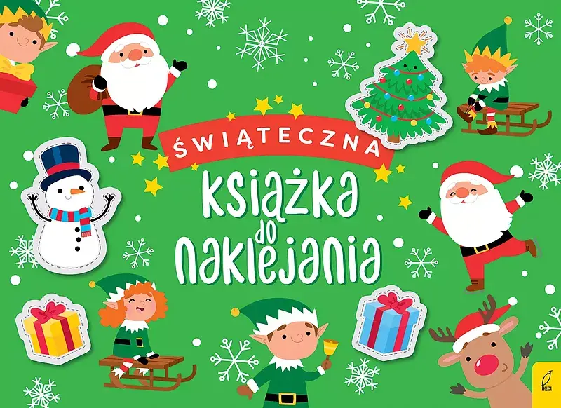 Świąteczna książka do naklejania