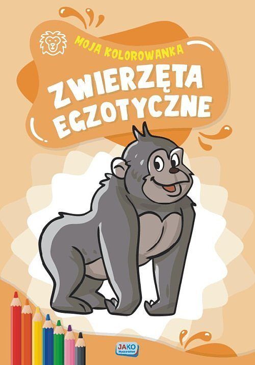 Zwierzęta egzotyczne kolorowanka 2 sztuki